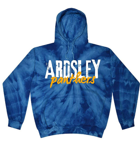 Ardsley Panthers Stamp Tie Dye Hooded Sweatshirt