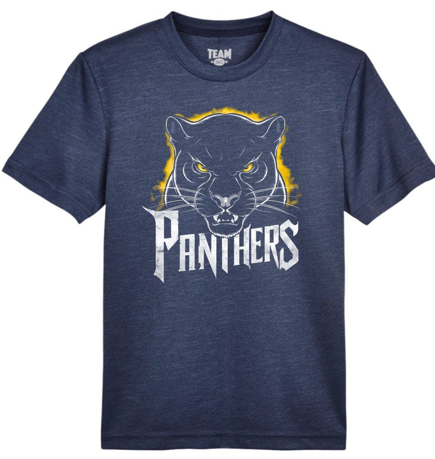 Panthers Navy Heather Performace Shirt
