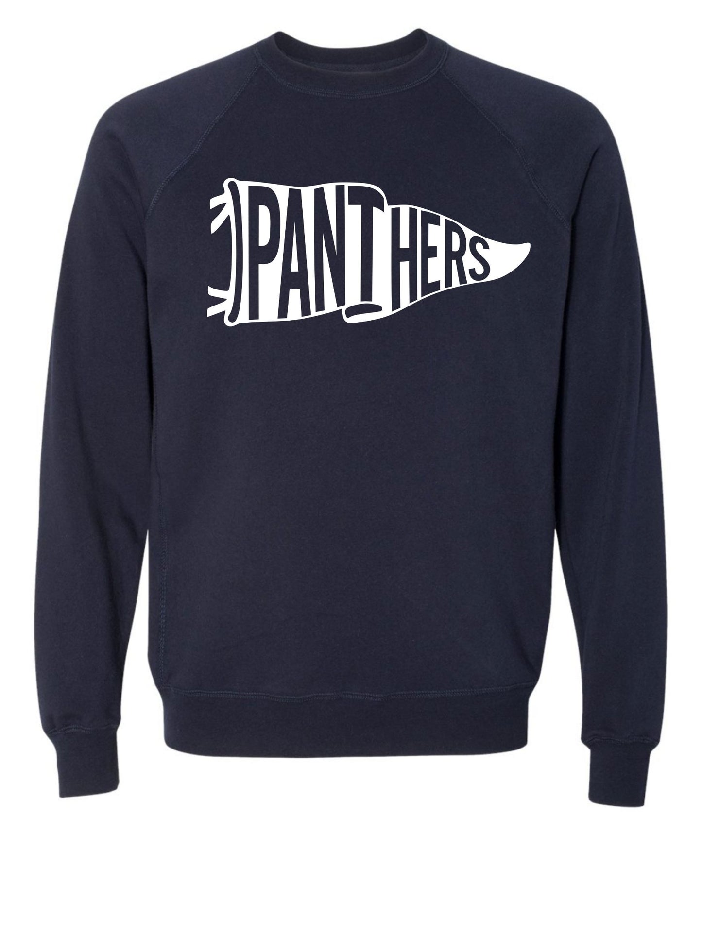Panther Pennant Navy Crew Sweatshirt
