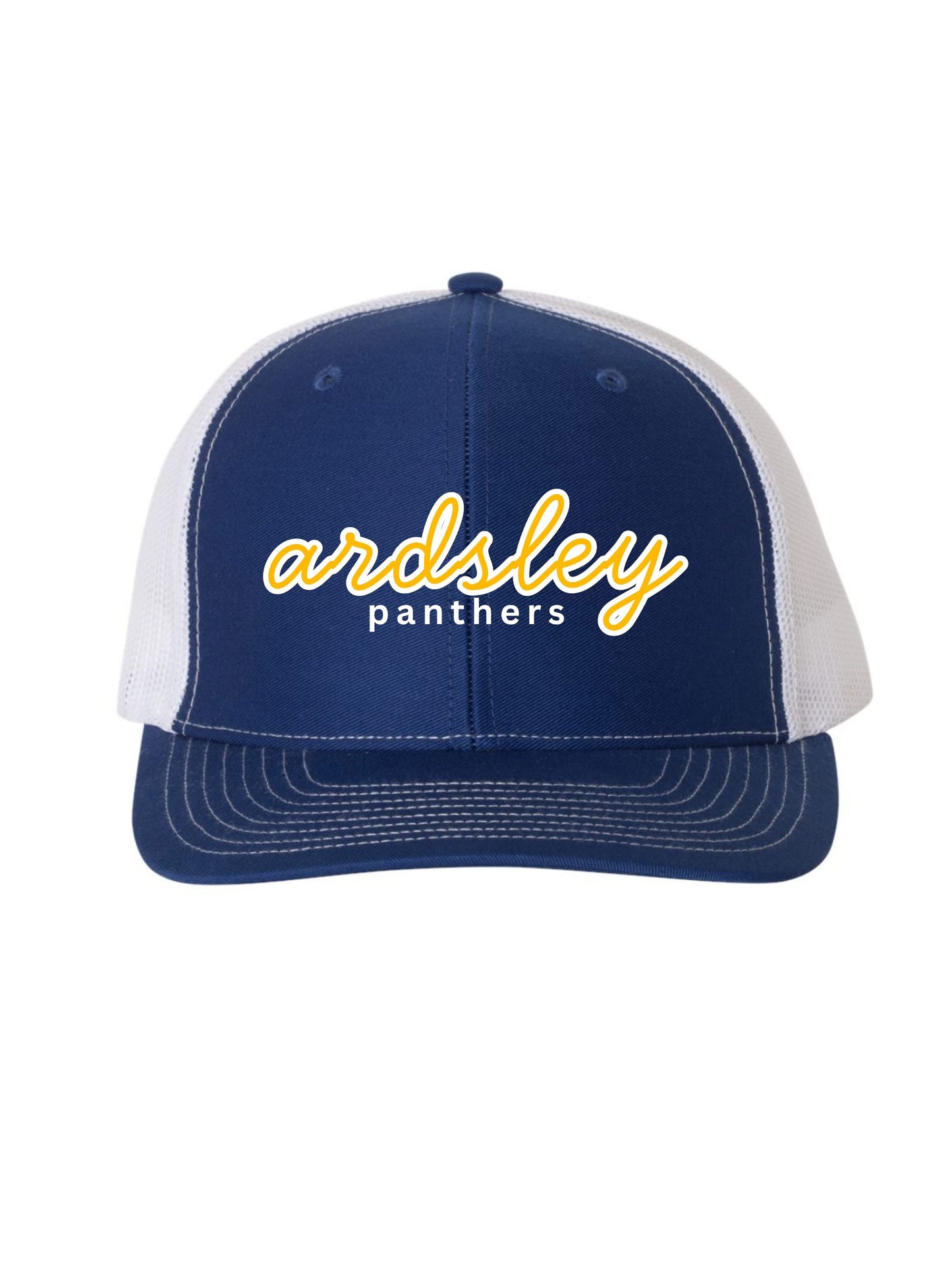 Script Ardsley Puff Embroidery Royal Blue Baseball Hat