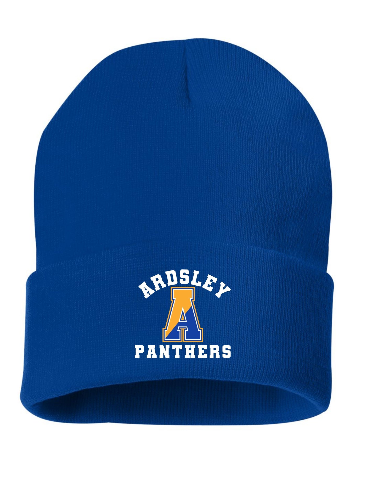 Ardsley A Embroidered Royal Blue Knit Hat