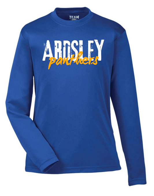 Ardsley Panthers Stamp Royal Blue Performance Long Sleeve