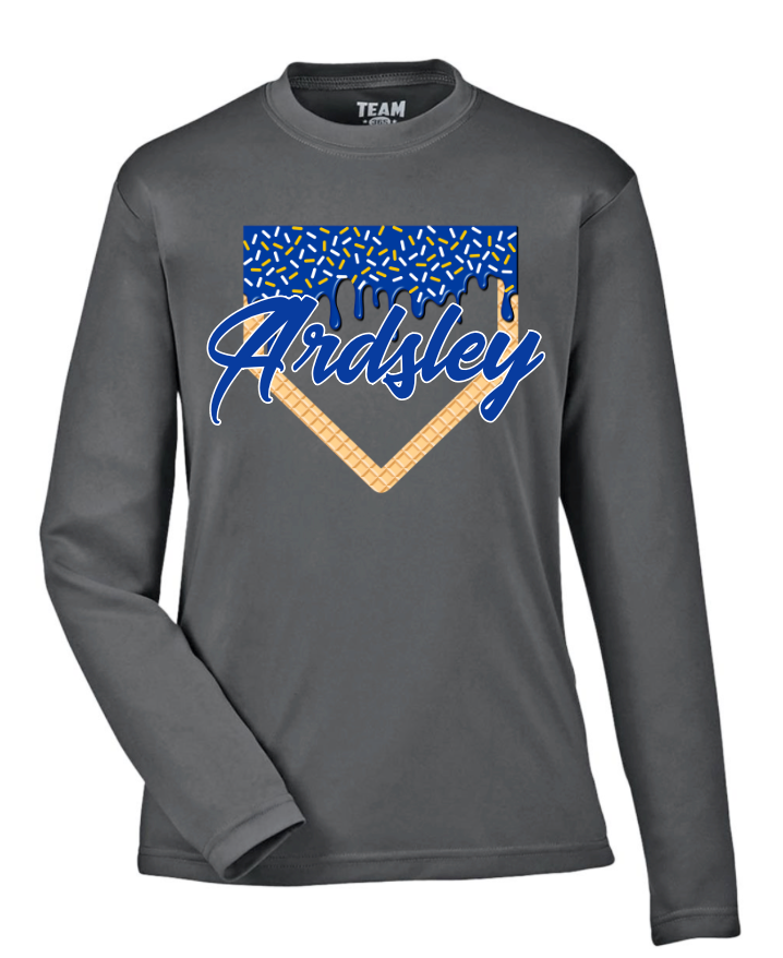 Ardsley Drip Graphite Performance Long Sleeve
